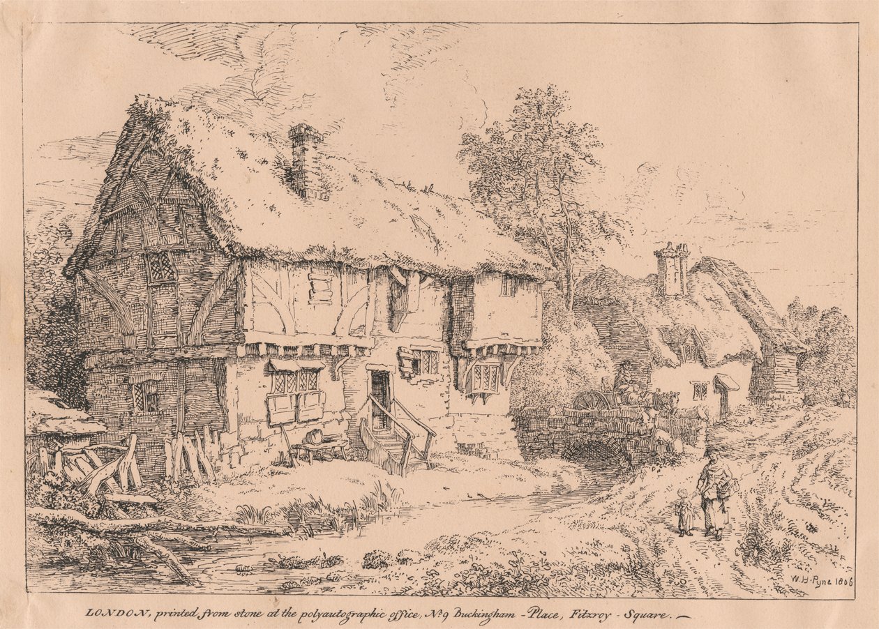 Gamle hytter af William Henry Pyne