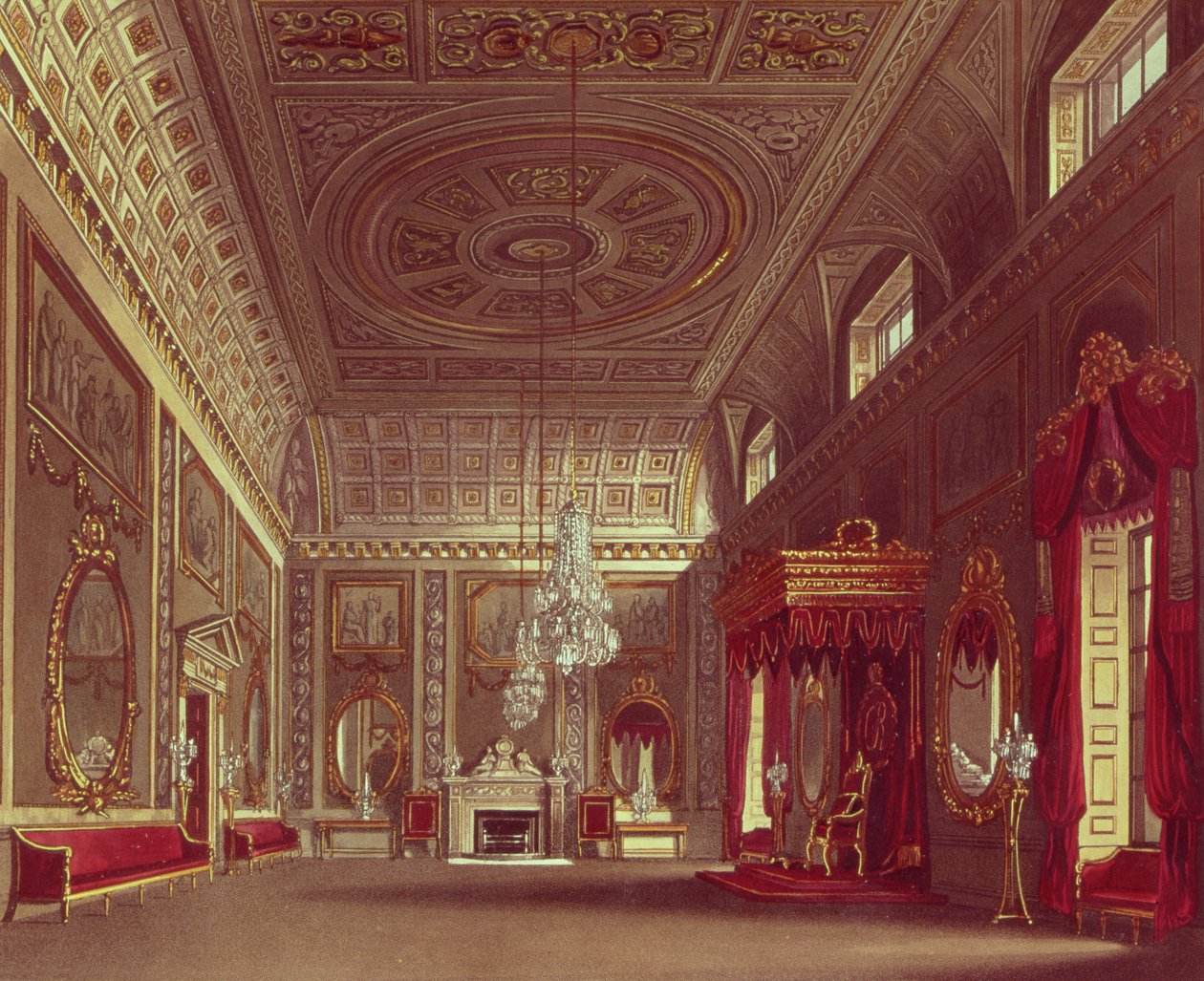 The Saloon, Buckingham Palace fra Pynes 