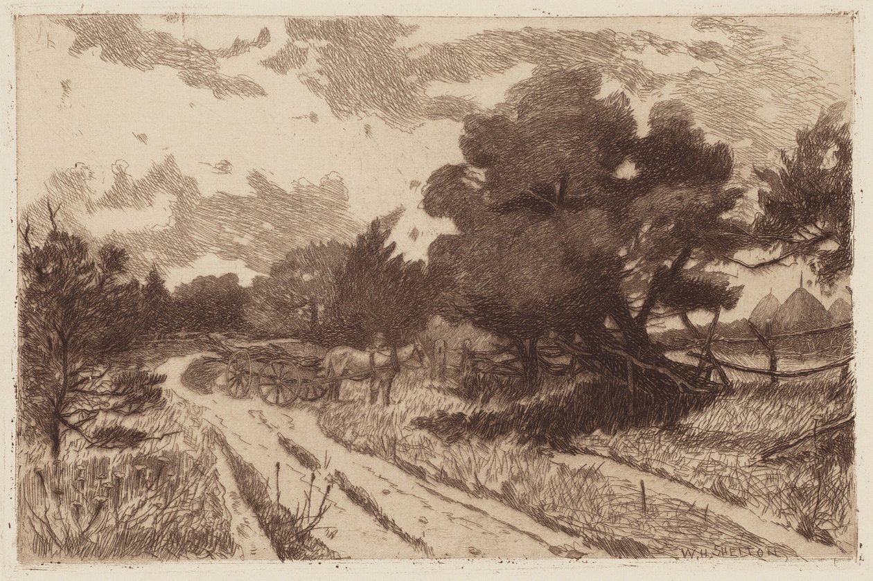 En Long Island Road af William Henry Shelton