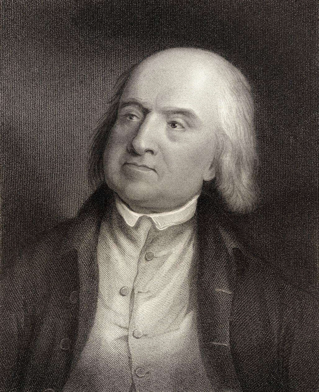 Jeremy Bentham, graveret af S. Freeman (1773-1857) fra 
