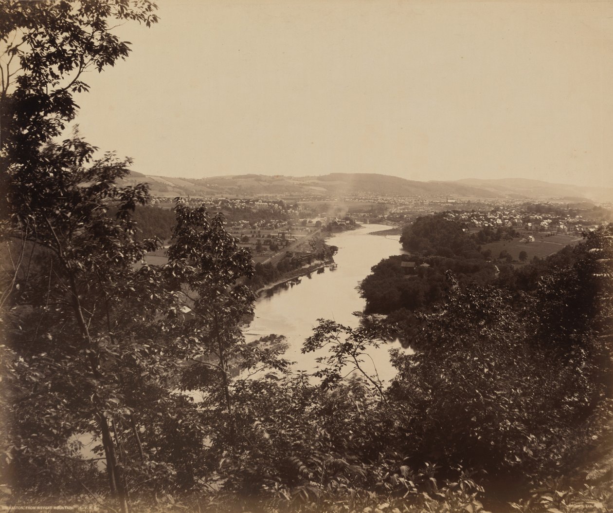 Easton og Weygat Mountain, ca. 1895 (foto) af William Herman Rau