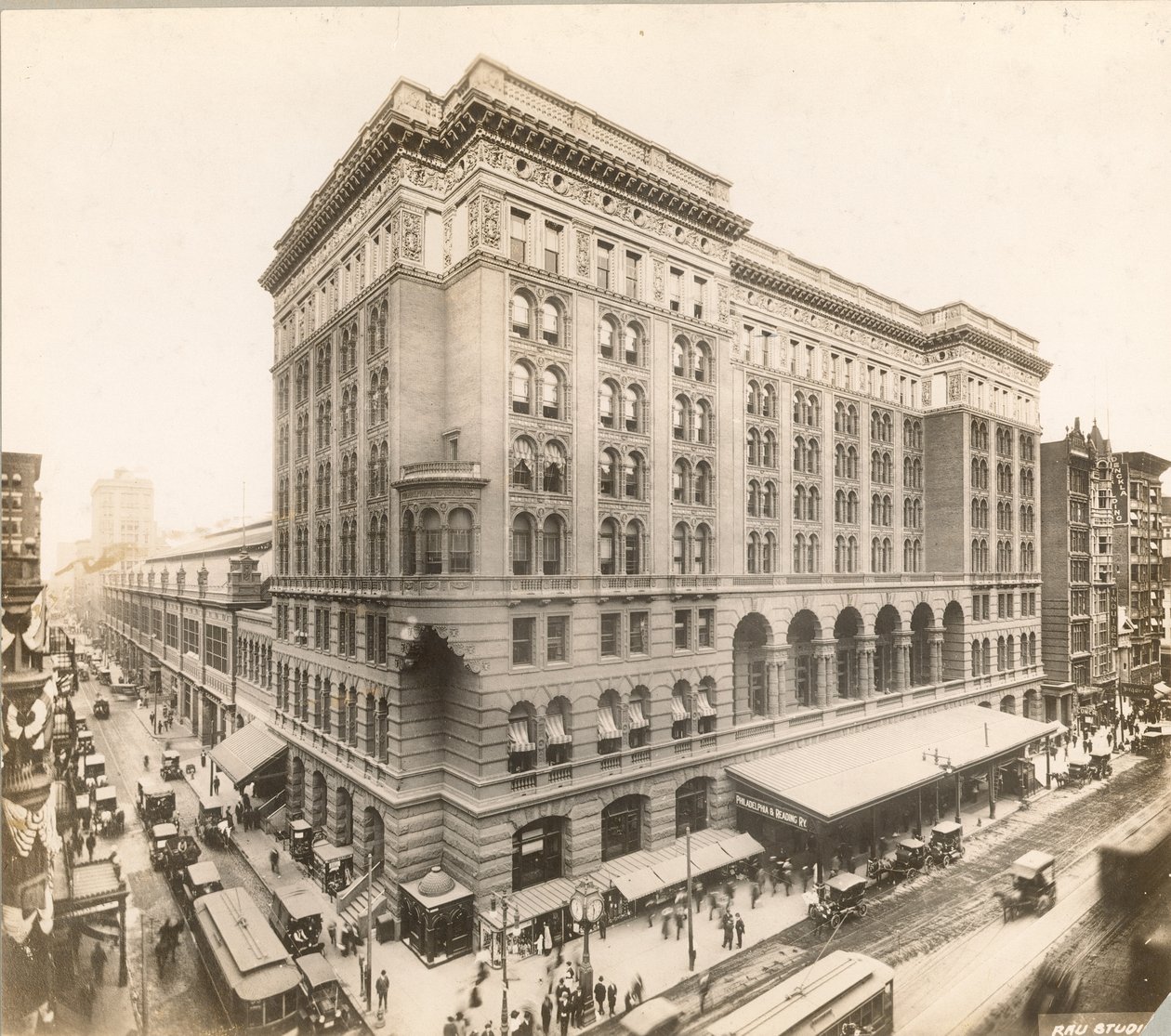 Market Street at 12th, 1912 (fotografisk tryk) af William Herman Rau