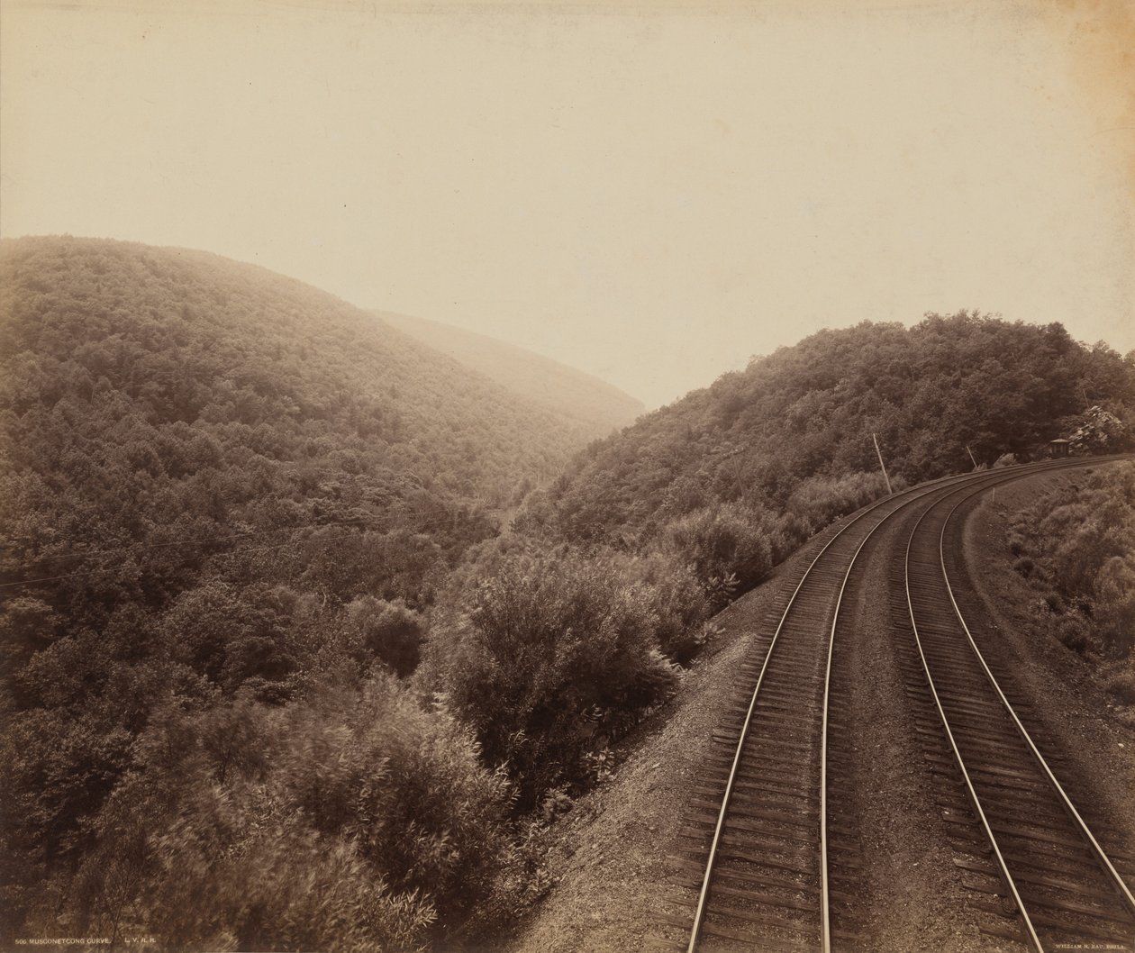 Musconetcong-kurven, ca. 1895 (foto) af William Herman Rau