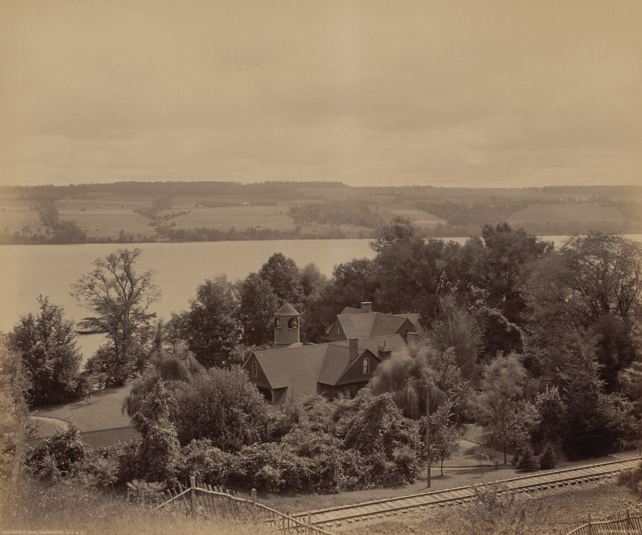 Owasco-søen, Casowasco, ca. 1895 (foto) af William Herman Rau