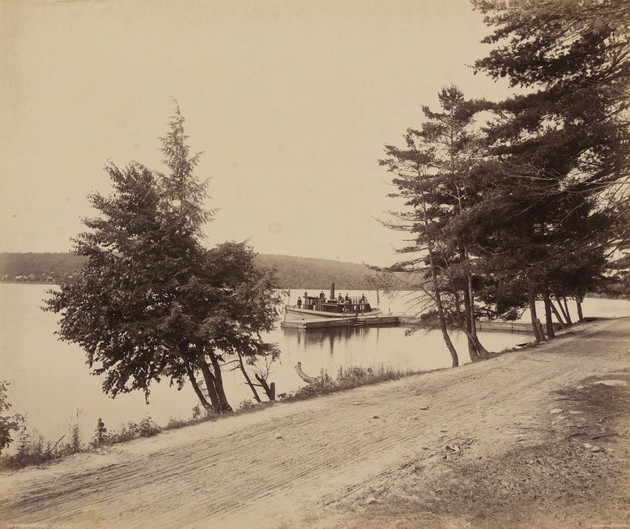 Shawanese-søen, ca. 1895 (foto) af William Herman Rau