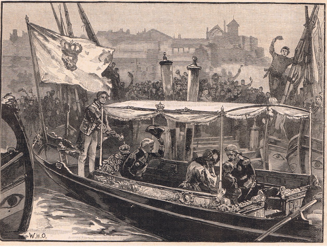 Portugals kongefamilies flugt af William Heysham Overend