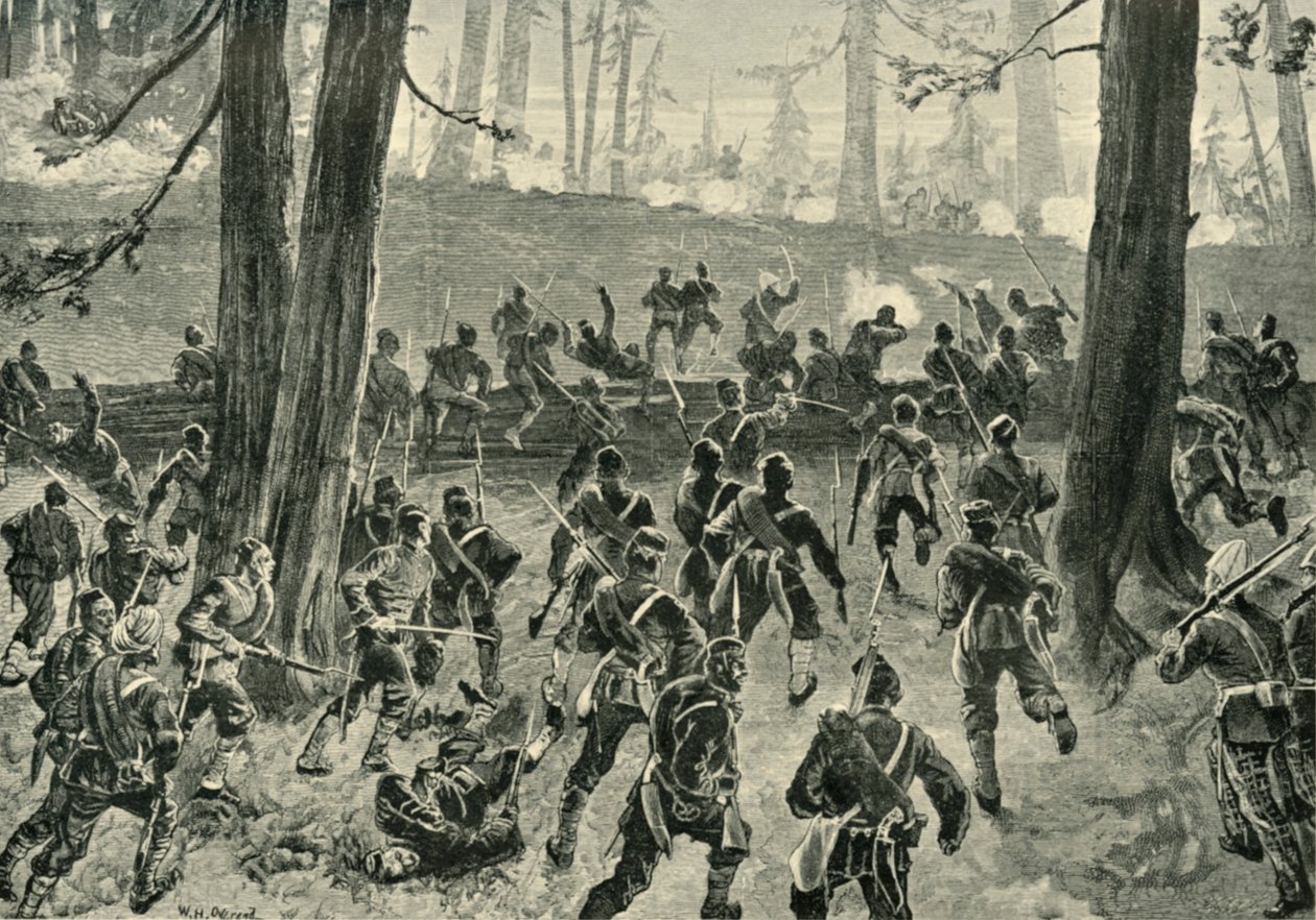Det sidste angreb på Spingawi Khotal, 1901. af William Heysham Overend