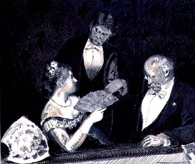 Figurer i en operakasse (ætsning) af William Hicok Low