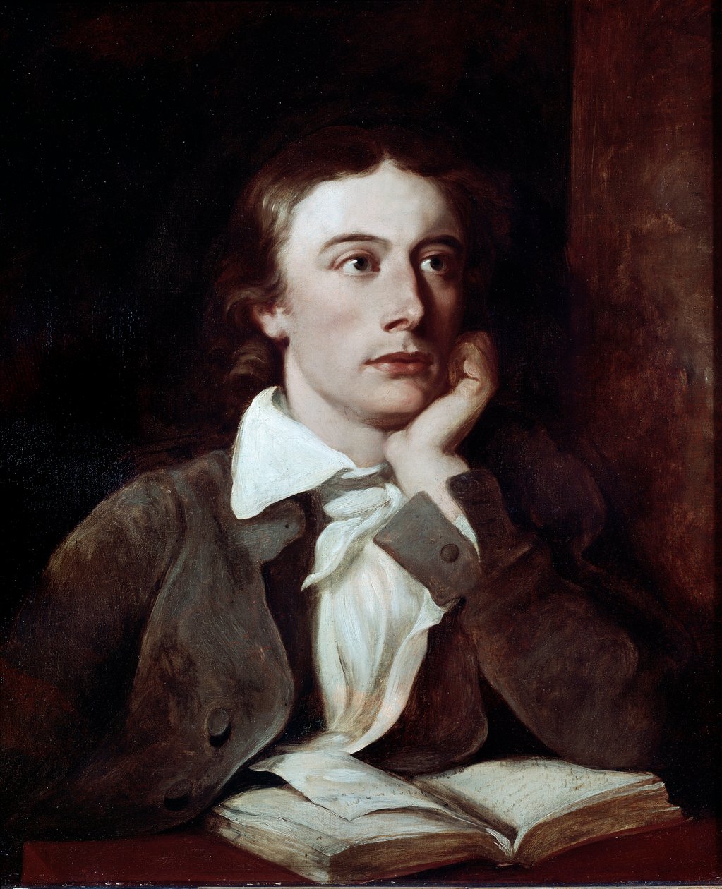 Portræt af den britiske digter John Keats (maleri) af William Hilton