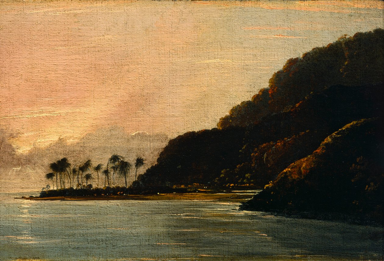 Udsigt over Point Venus og Matavai Bay af William Hodges
