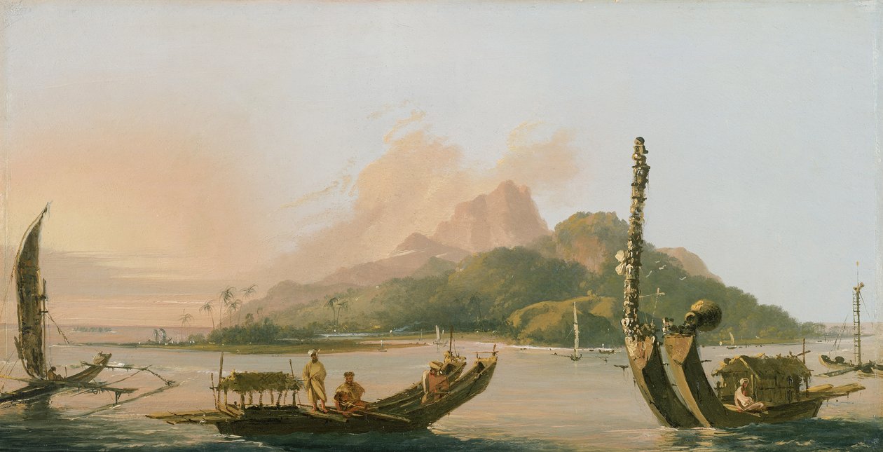 Tahiti: Retning sydøst 1773 af William Hodges