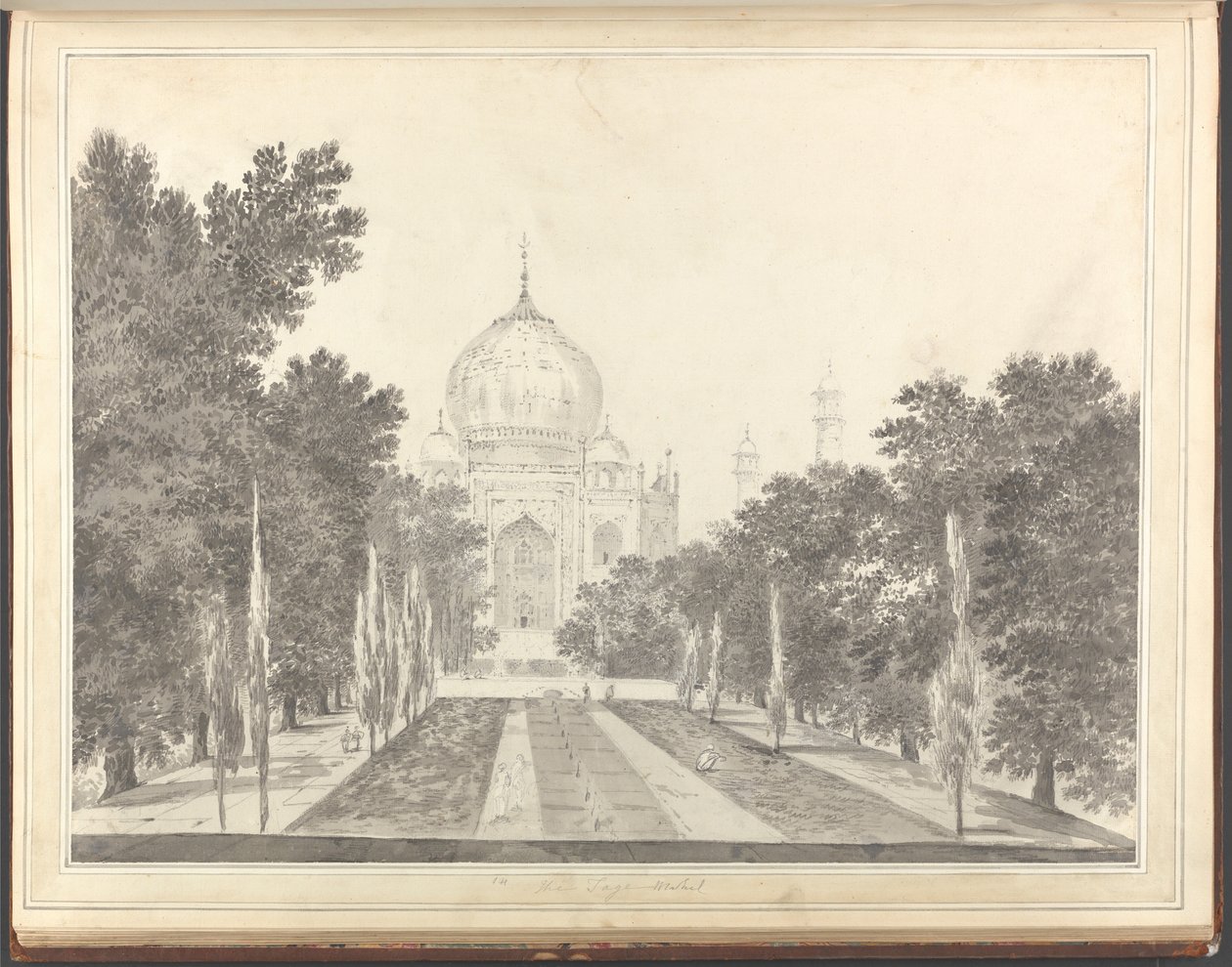 Taj Mahal af William Hodges