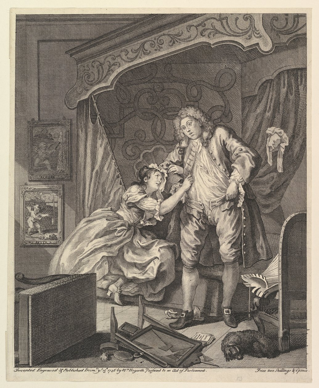 Efter den 15. december 1736. af William Hogarth