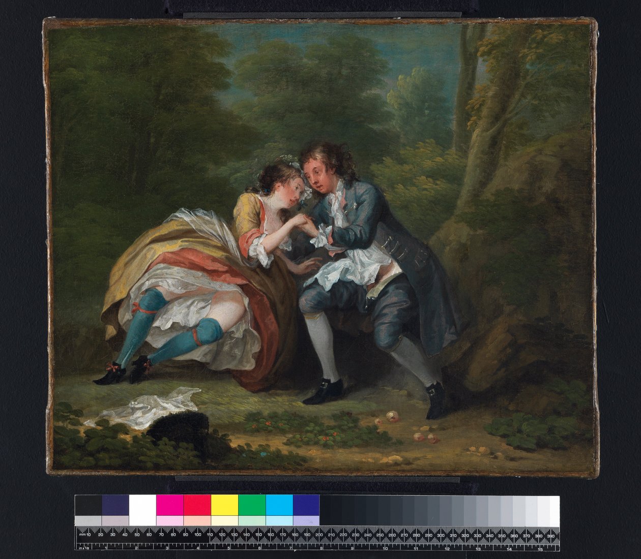 Efter, ca. 1730-31 (olie på lærred) af William Hogarth