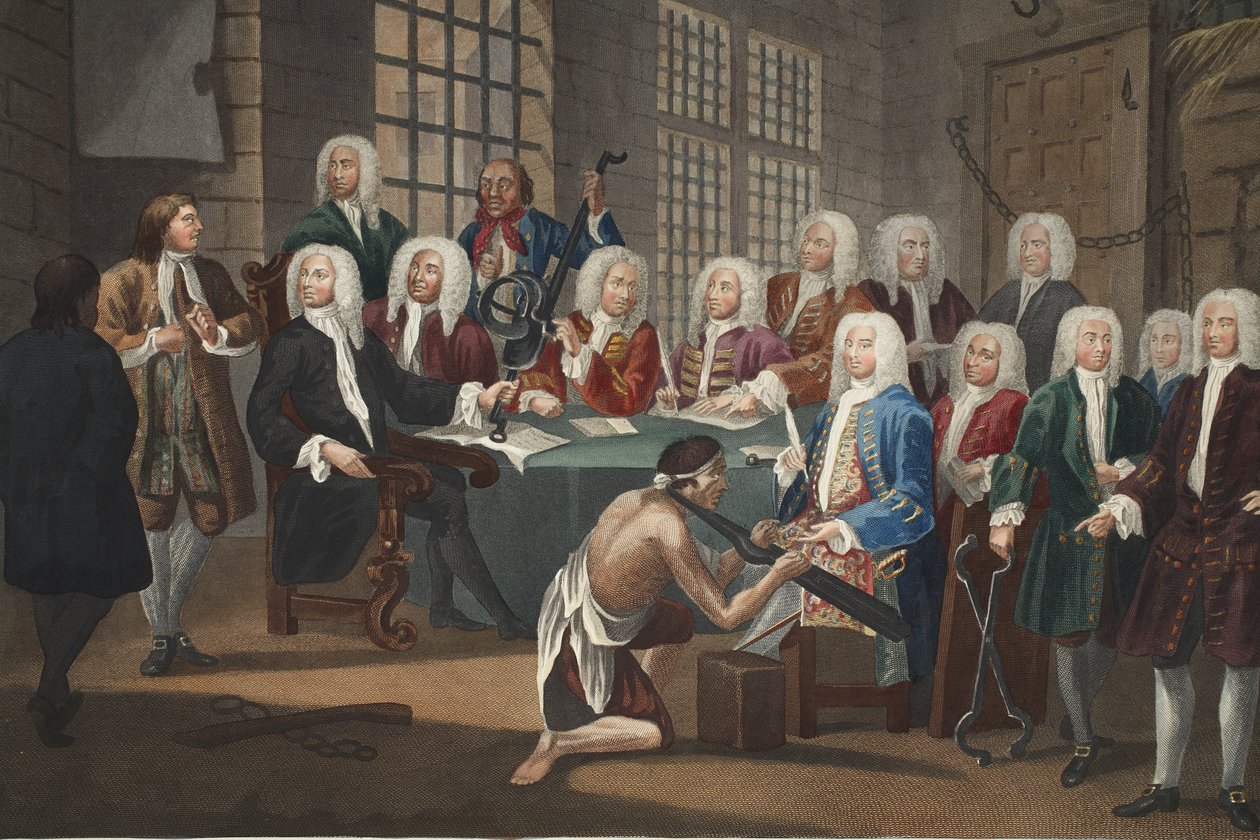 Bambridge tiltalt for mord af en komité i Underhuset, illustration fra 