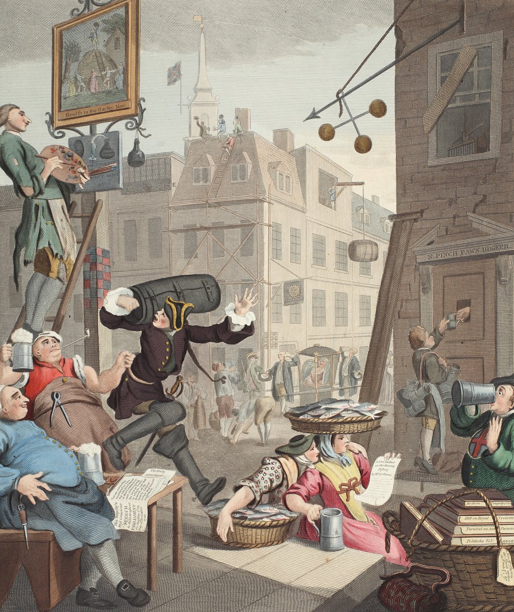 Beer Street, illustration fra 