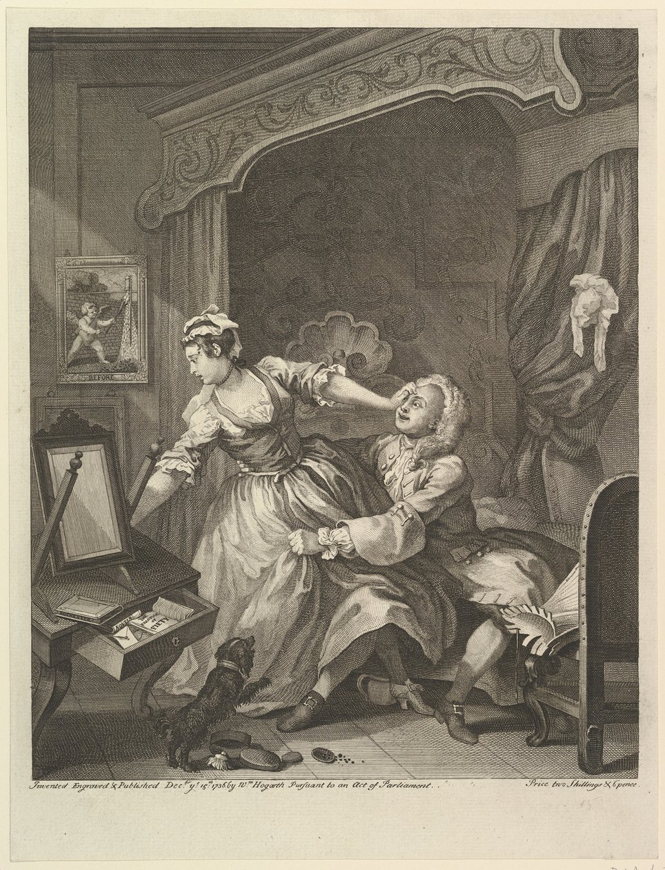 Før den 15. december 1736. af William Hogarth