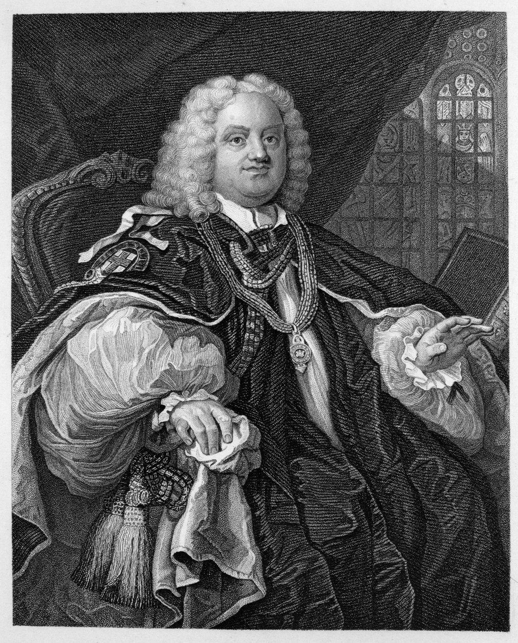 Biskop Hoadly af William Hogarth