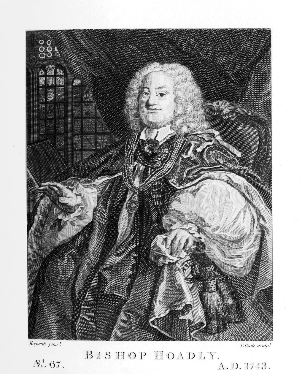 Bishop Hoadly af William Hogarth af William Hogarth