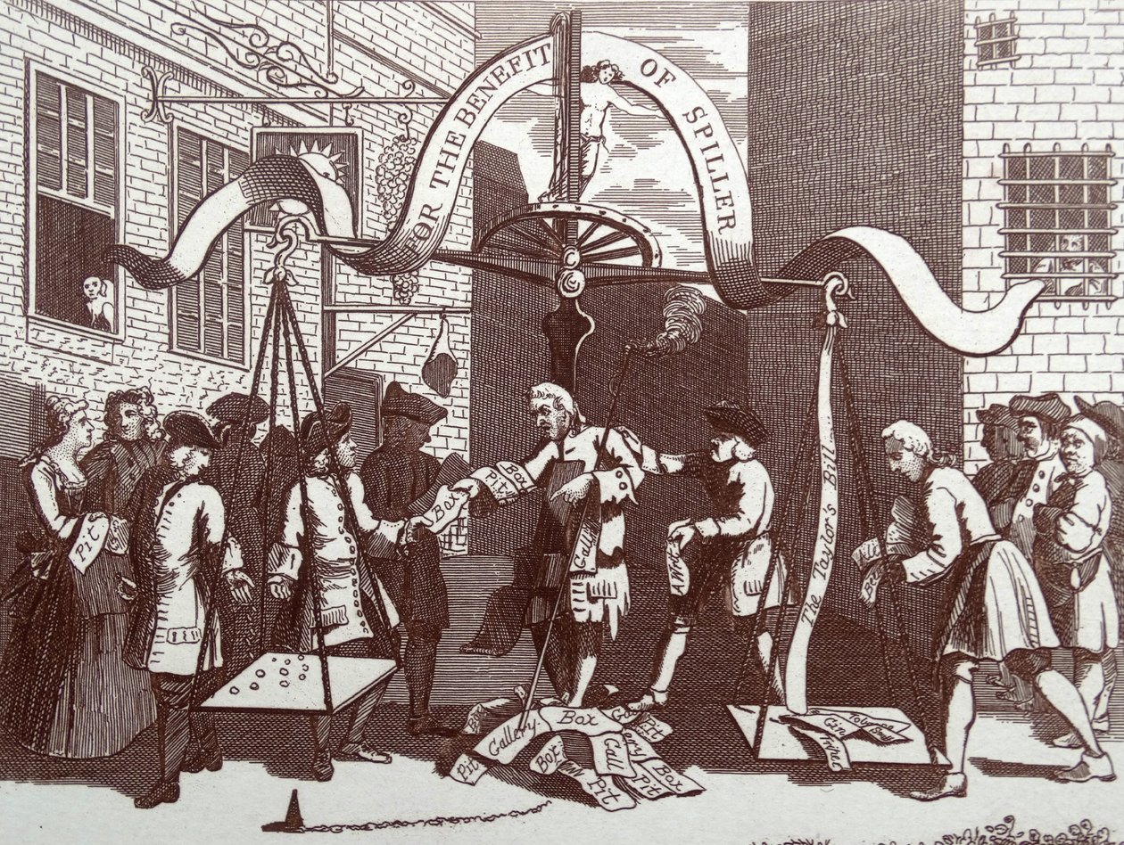 Drenge kigger på naturen af William Hogarth