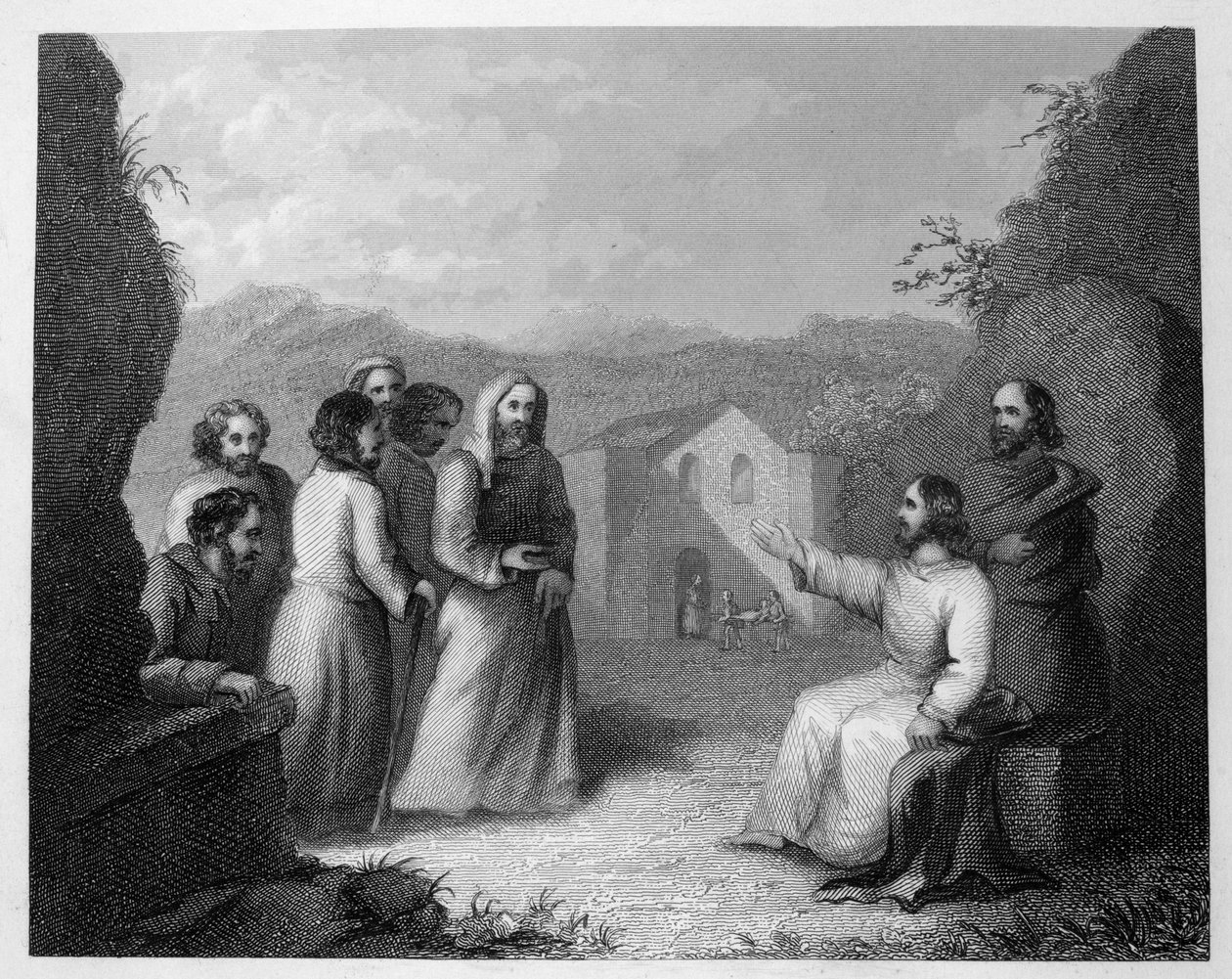 Kristus og hans disciple af William Hogarth