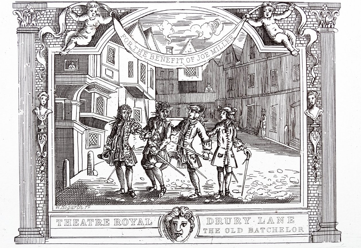 Komedia pilalääkärin kanssa farssin tekijän hyödyksi af William Hogarth