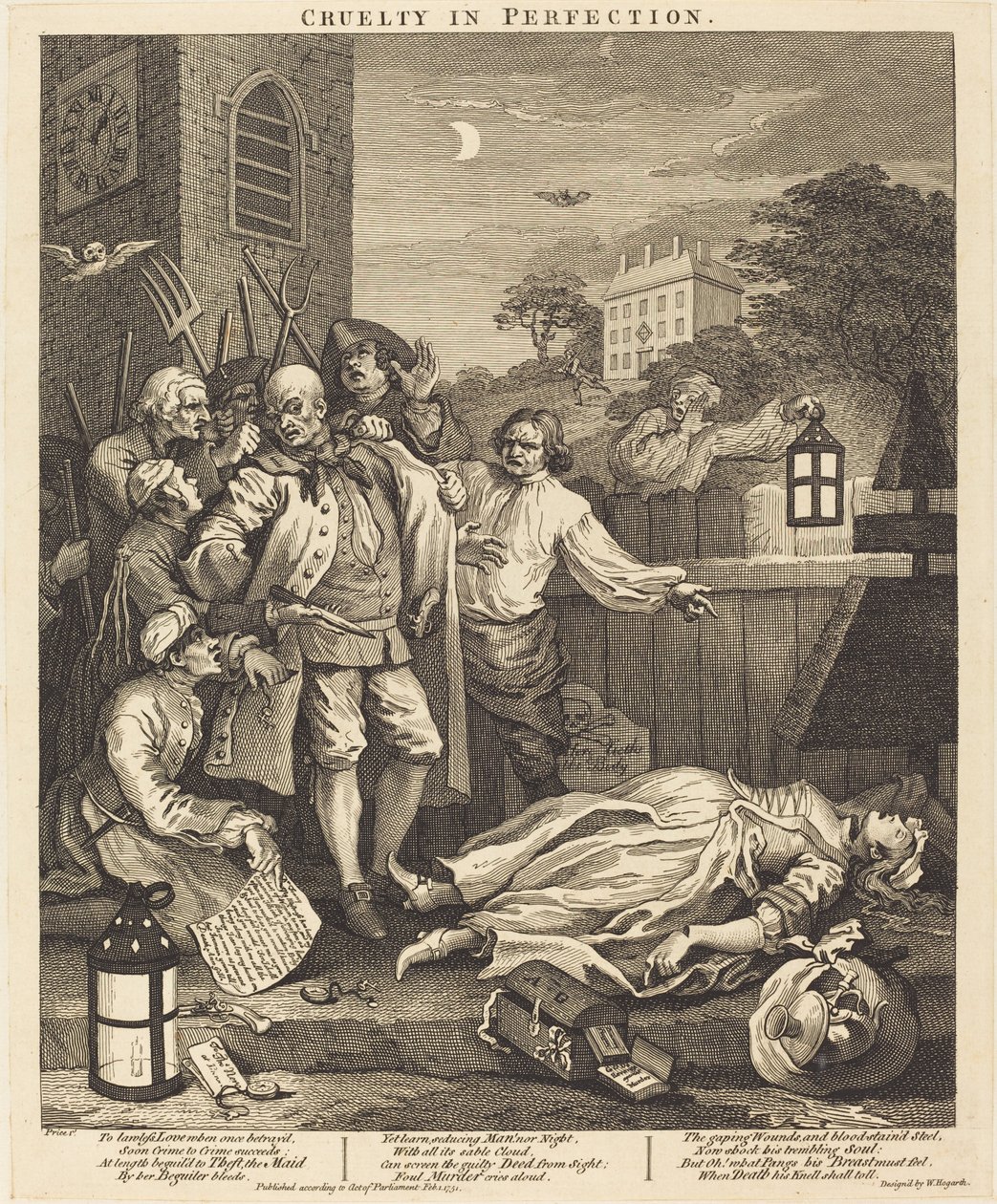 Grusomhed i perfektion af William Hogarth