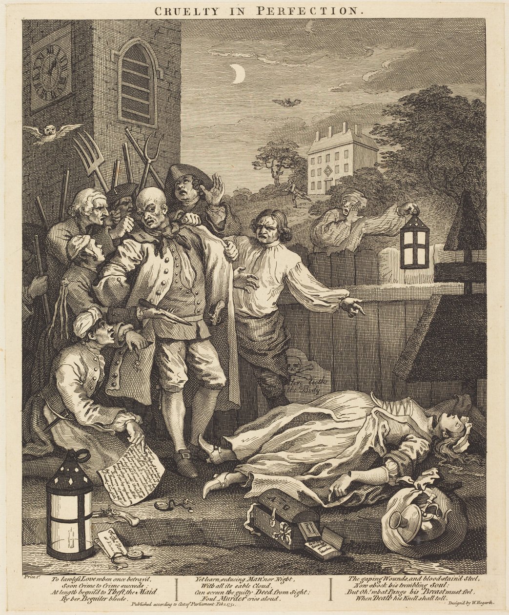 Grusomhed i perfektion af William Hogarth
