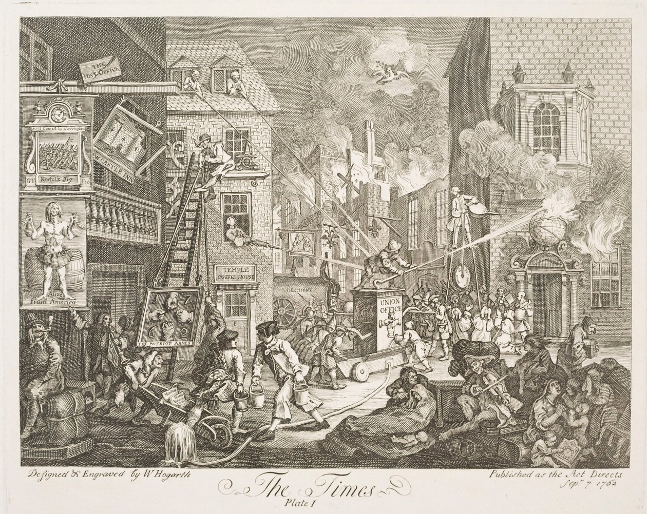 Tiden (blad 1) af William Hogarth