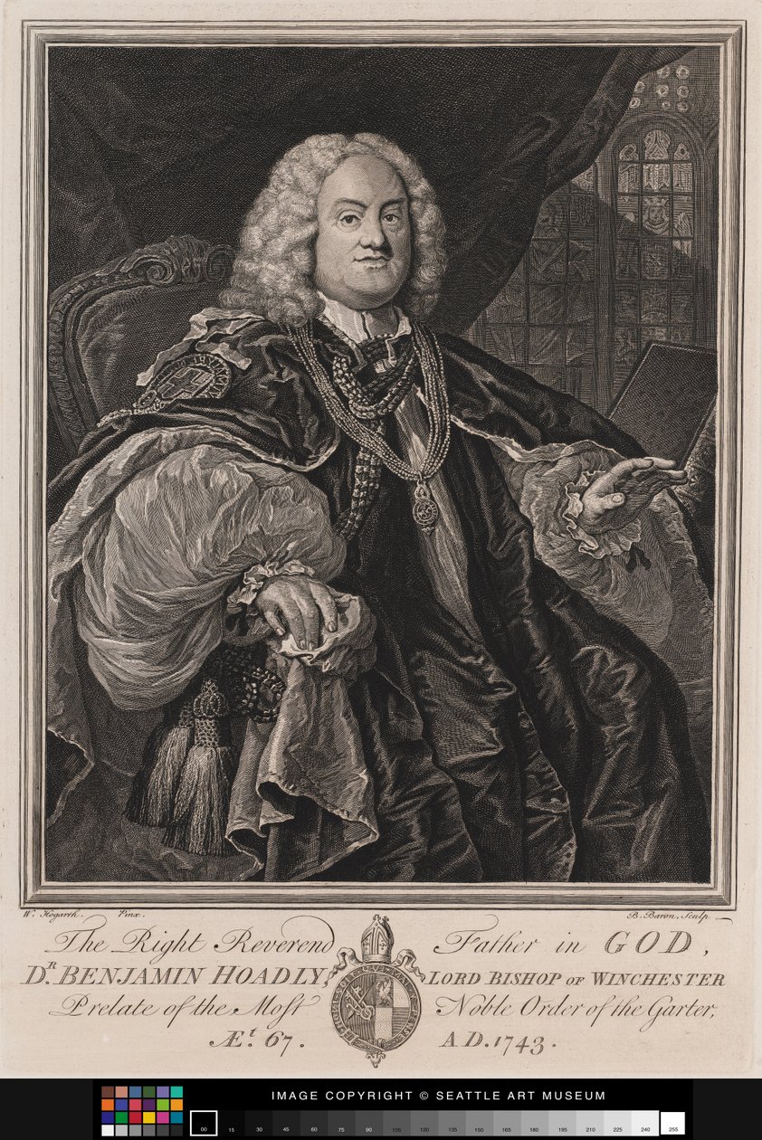 Dr. Benjamin Headly af William Hogarth