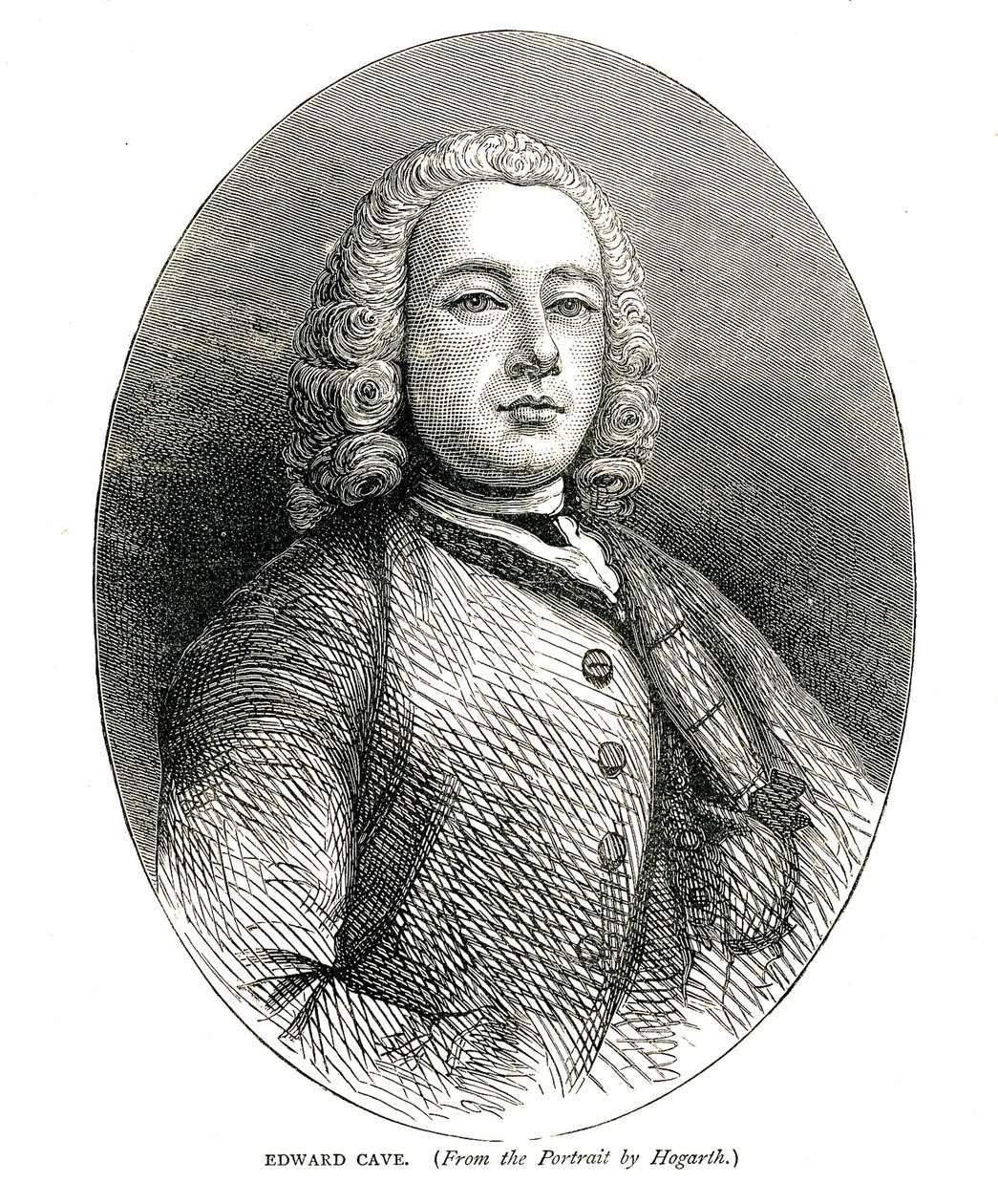 Edward Cave, ca. 1700-tallet af William Hogarth