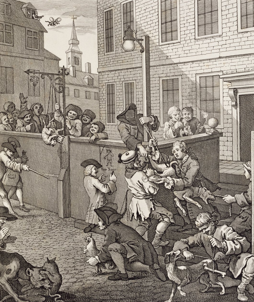 Første fase af grusomhed af William Hogarth