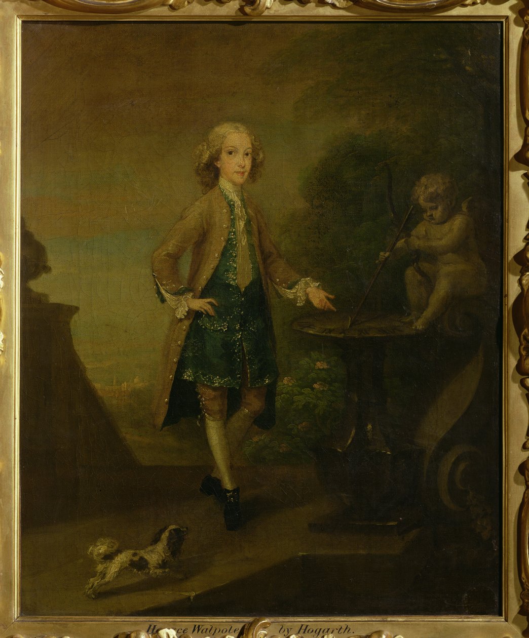 Horace Walpole, 10 år, 1727-8 af William Hogarth