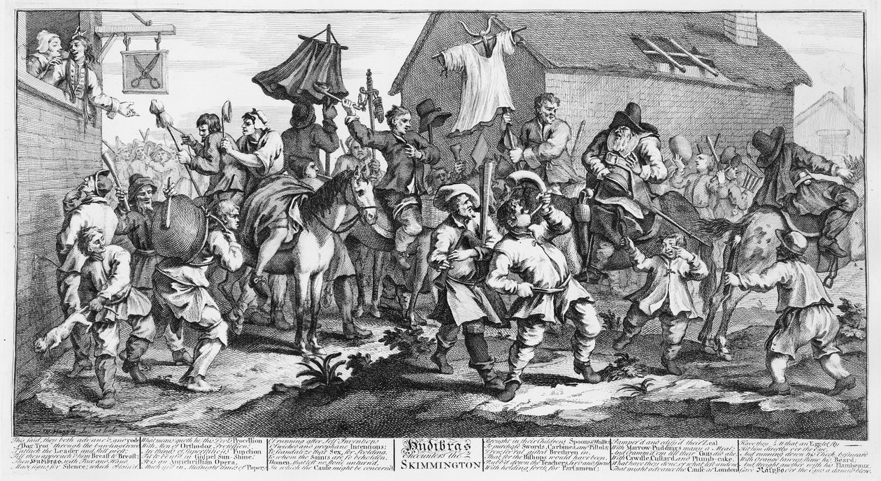 Hudibras Encounters the Skimmington, fra 