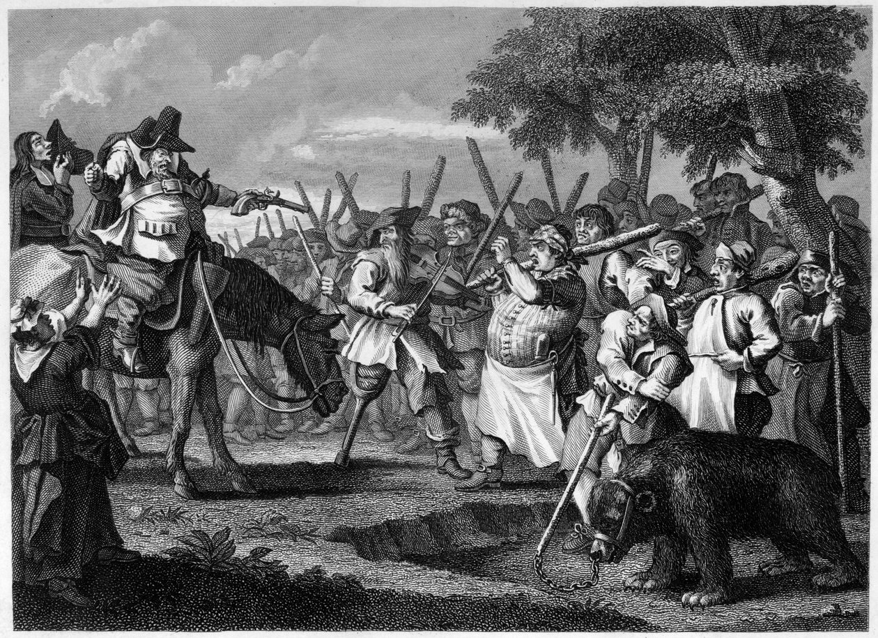 Hudibras første eventyr af William Hogarth