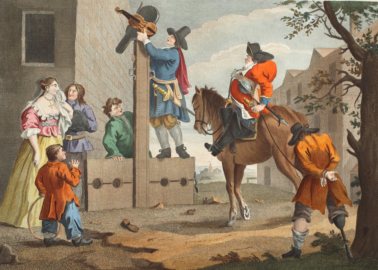 Hudibras leder Crowdero i triumf, fra 