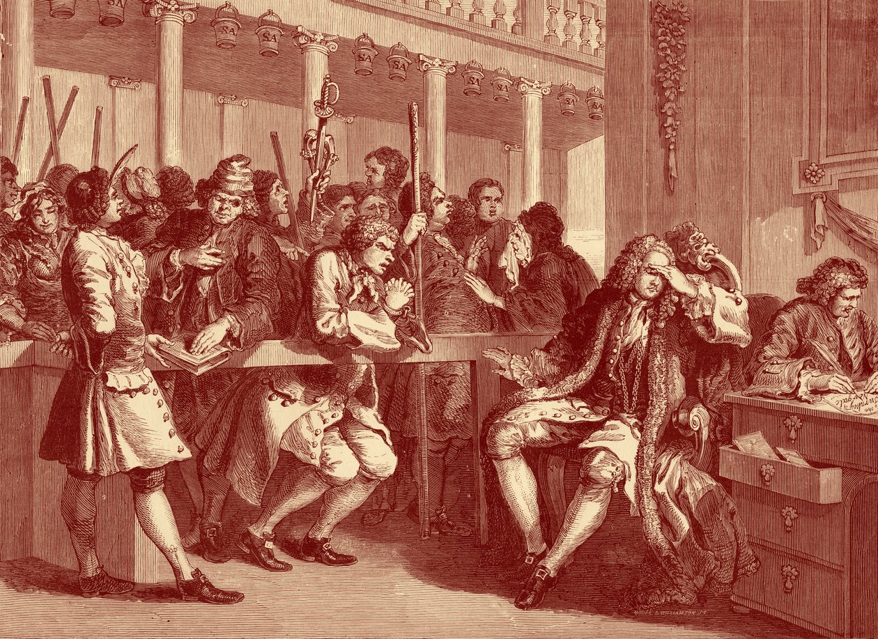Industri og lediggang af William Hogarth af William Hogarth