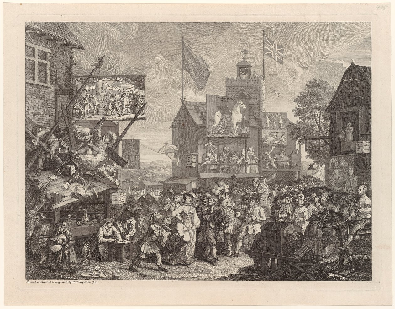Marked i Southwark af William Hogarth