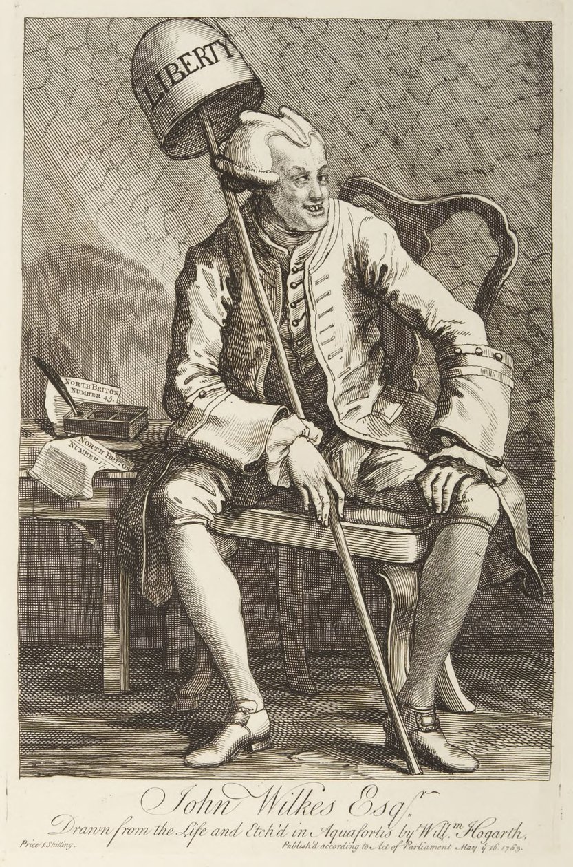 John Wilkes af William Hogarth