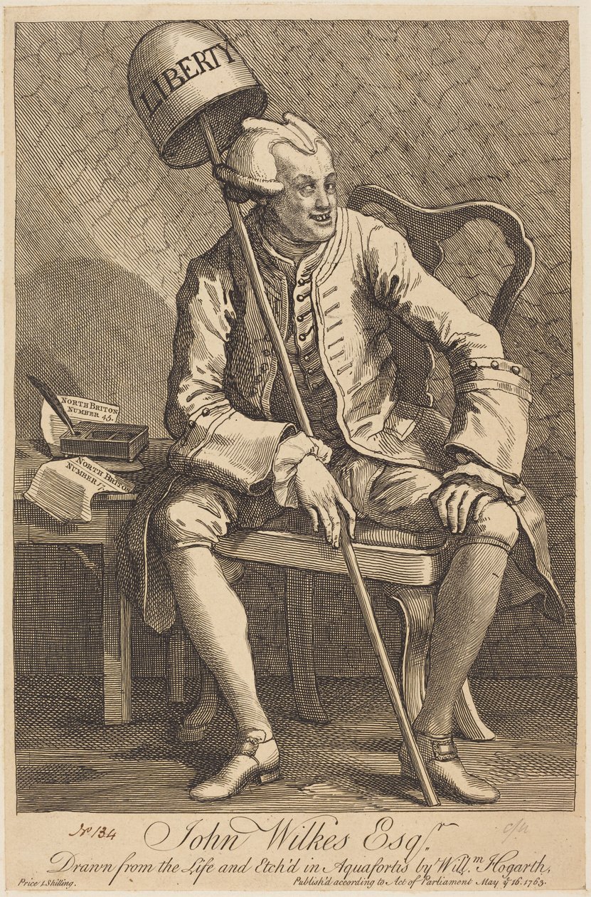 John Wilkes, Esq. af William Hogarth