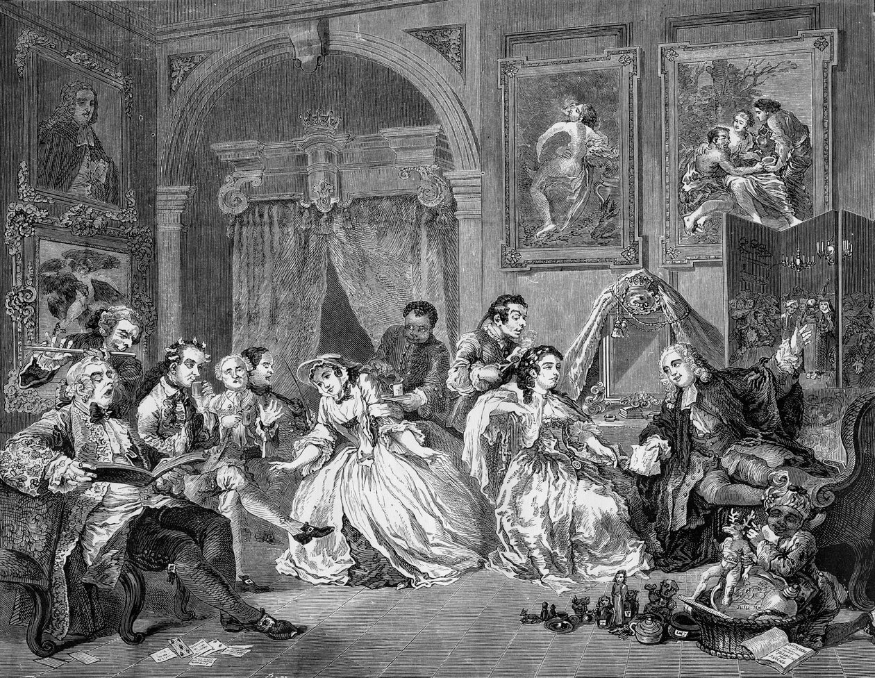 Ægteskab a la Mode af William Hogarth af William Hogarth