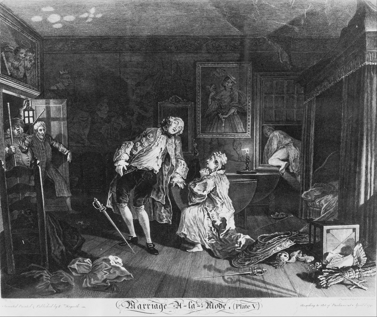 Ægteskab à la Mode, Plate 5, (Earl