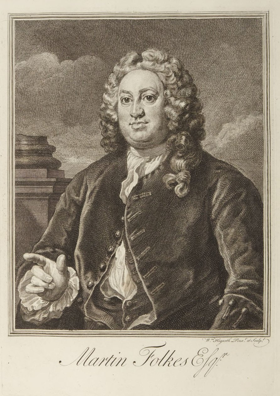 Martin Folkes af William Hogarth