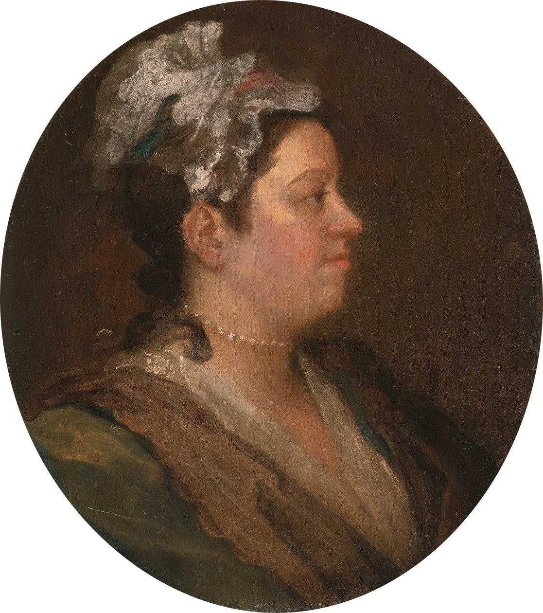 Mary Hogarth, ca. 1740. af William Hogarth