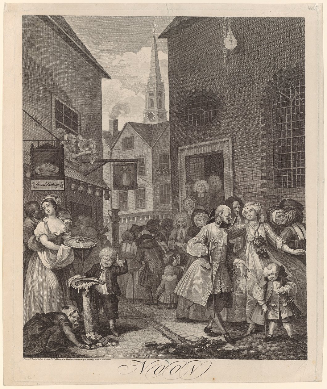 middag af William Hogarth