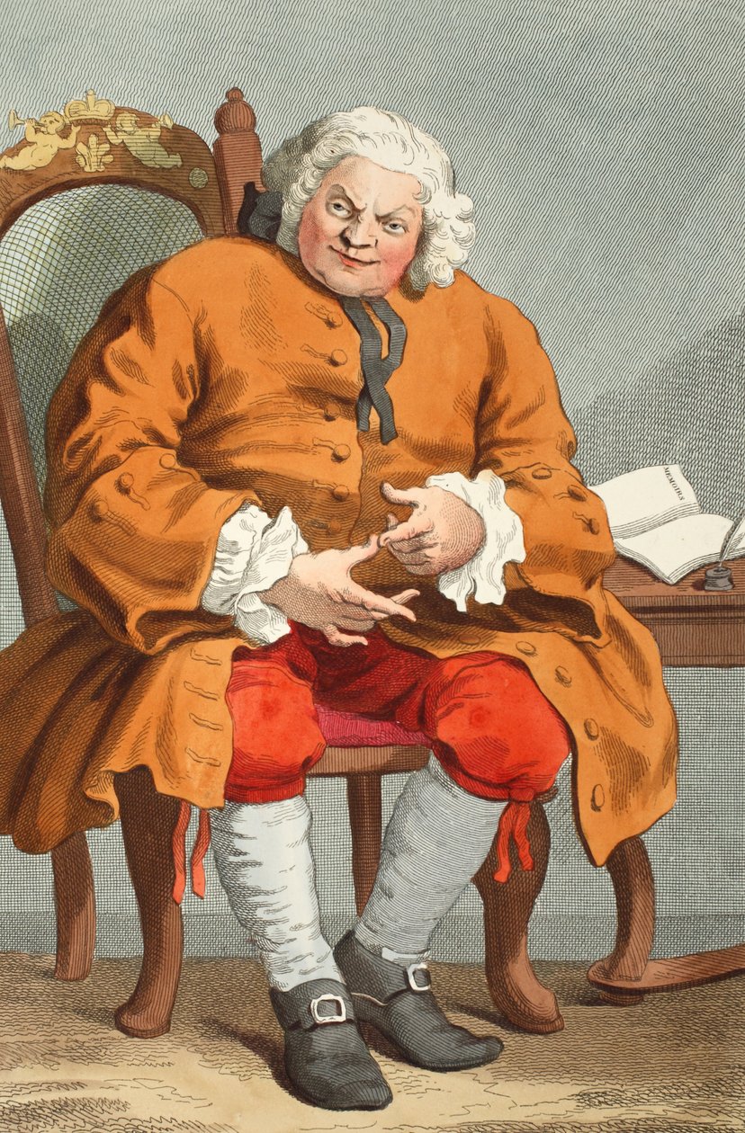 Portræt af Simon Fraser, Lord Lovat, 25. august 1746, illustration fra 