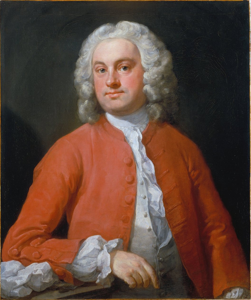Portræt af en mand af William Hogarth
