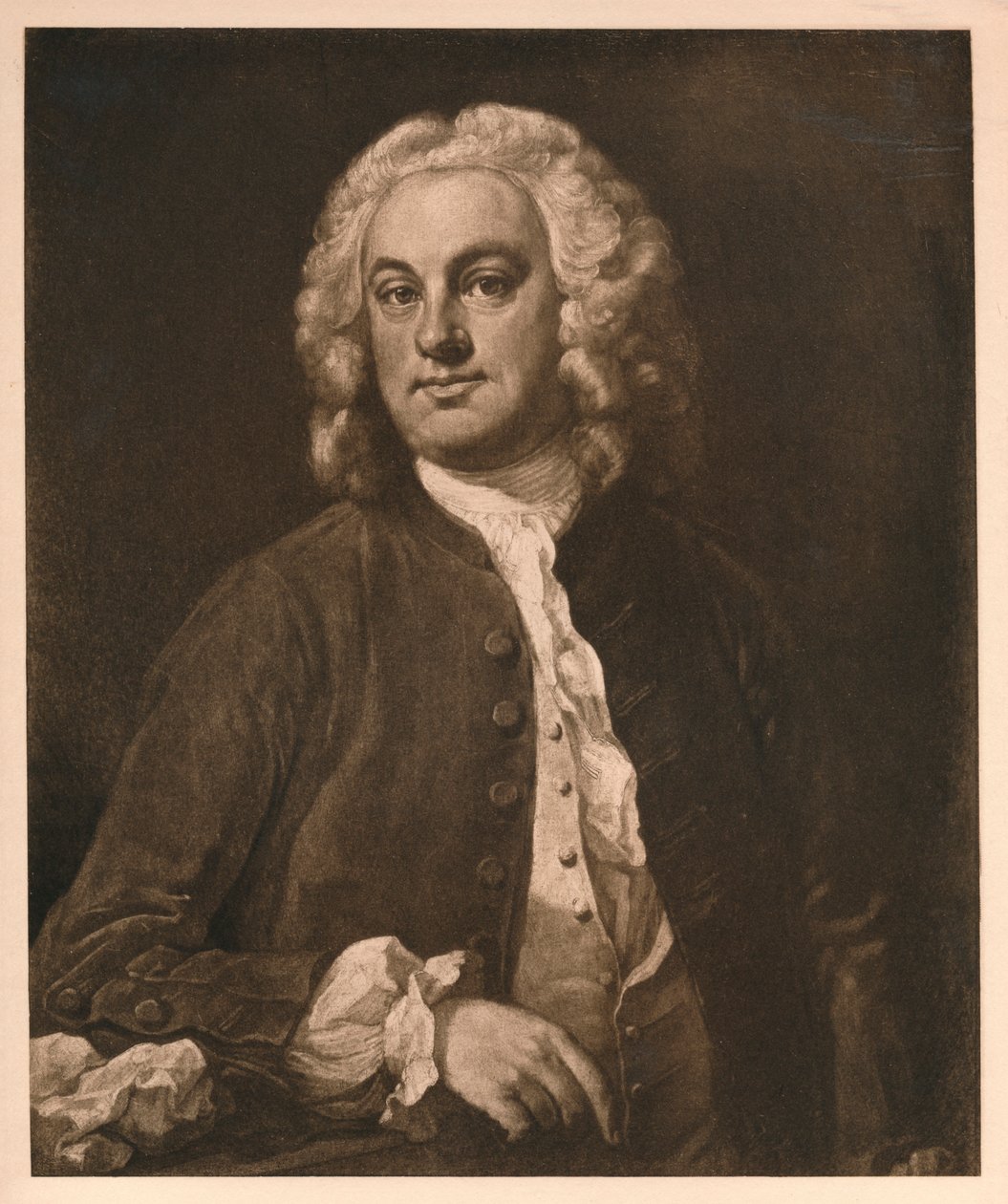 Portræt af en mand, 1741 af William Hogarth