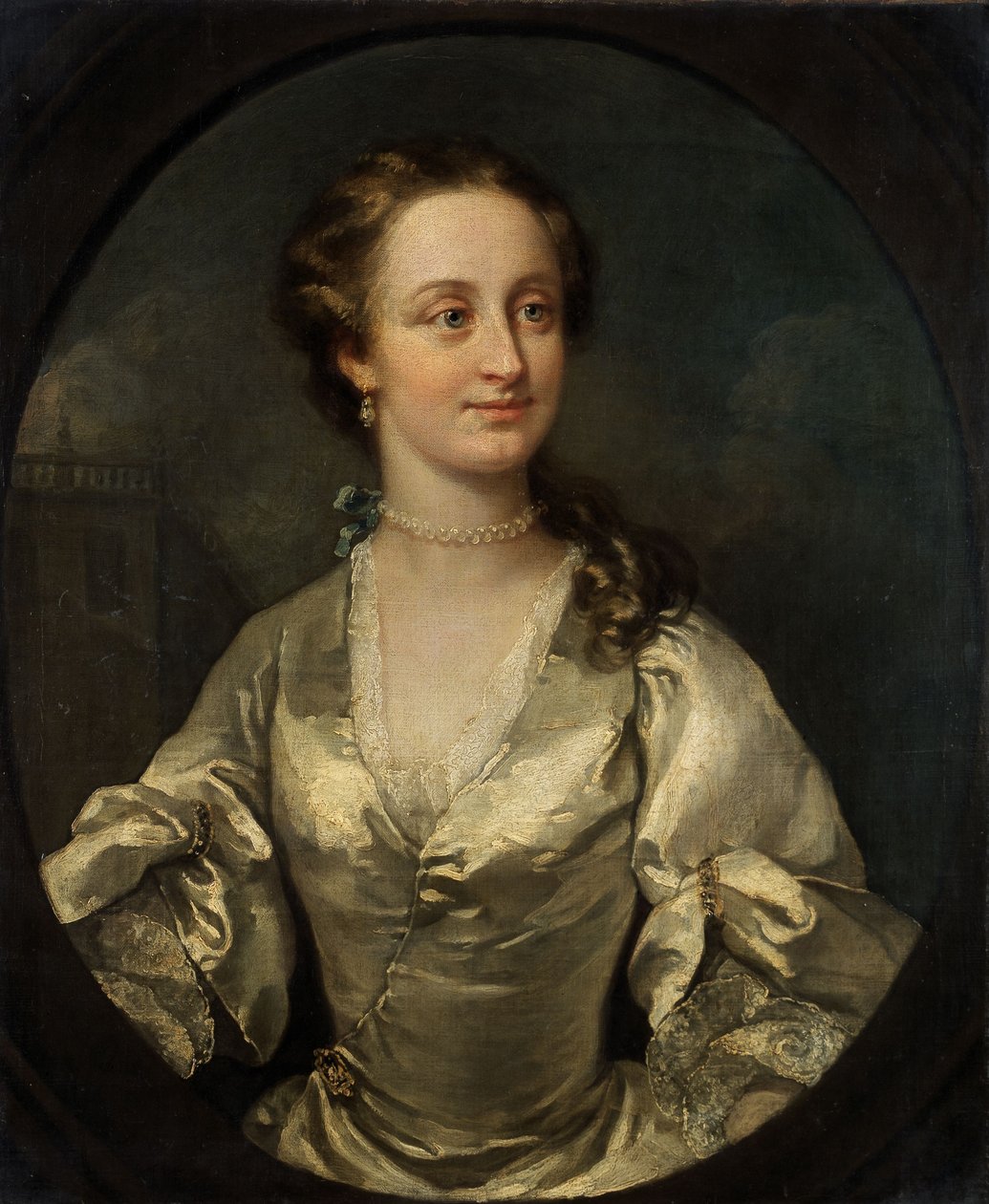 Portræt af en ung kvinde af William Hogarth