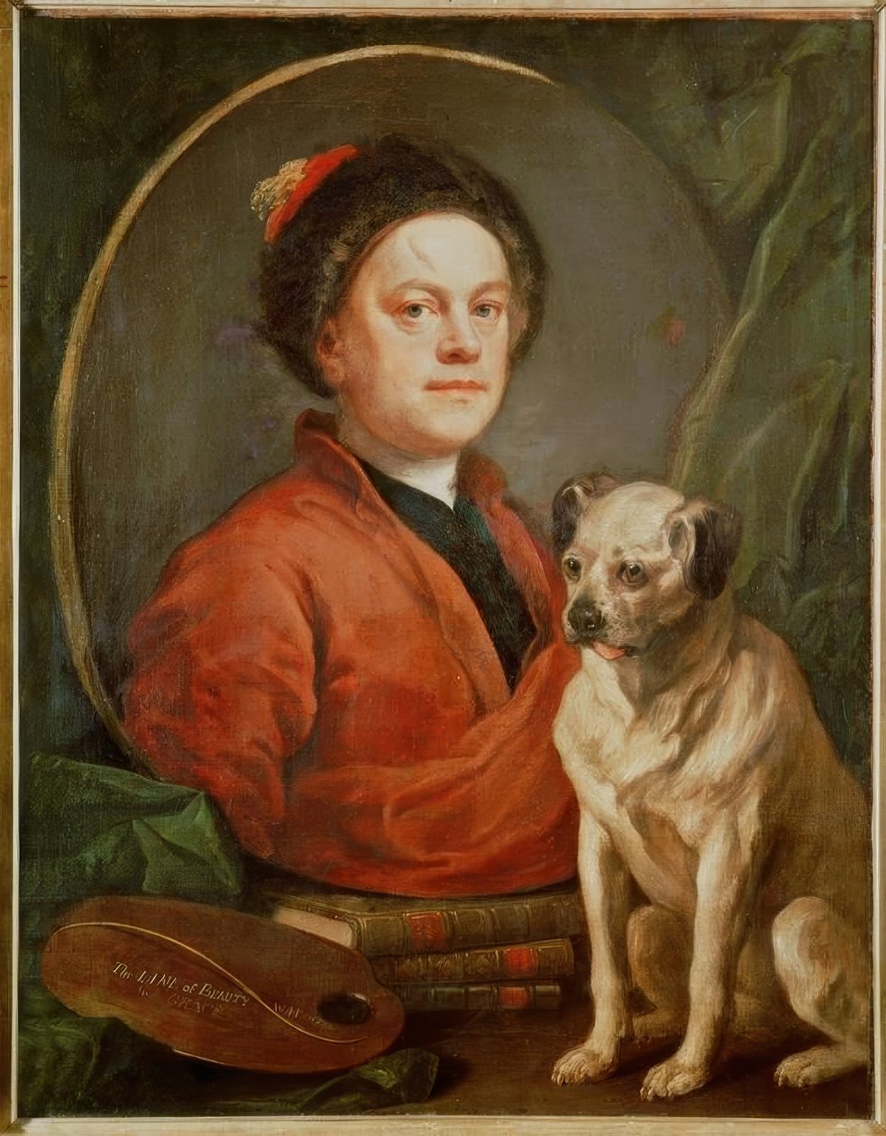 Selvportræt af William Hogarth